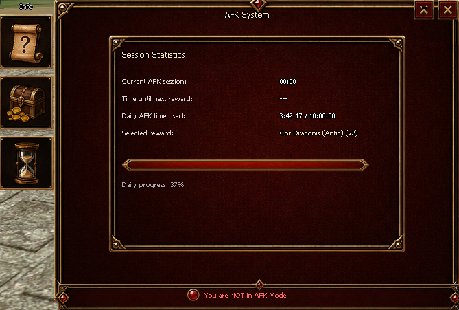 AFK Session Statistics